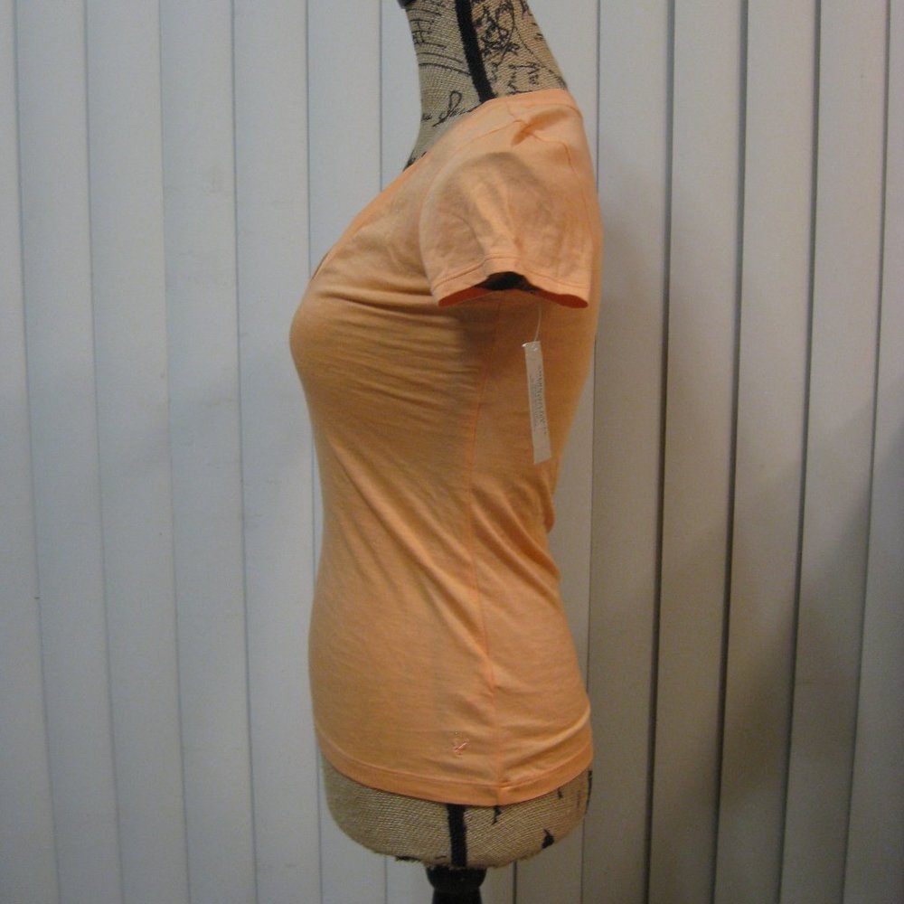 NWT American Eagle AE orange favorite tee t shirt top XS extra small - Picture 3 of 5